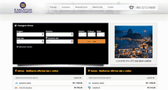 Desktop Screenshot of emcatur.com.br